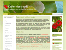 Tablet Screenshot of eagleridgeseeds.com